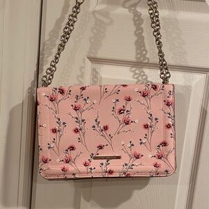 Steve Madden Pink Floral Chain Shoulder Bag
